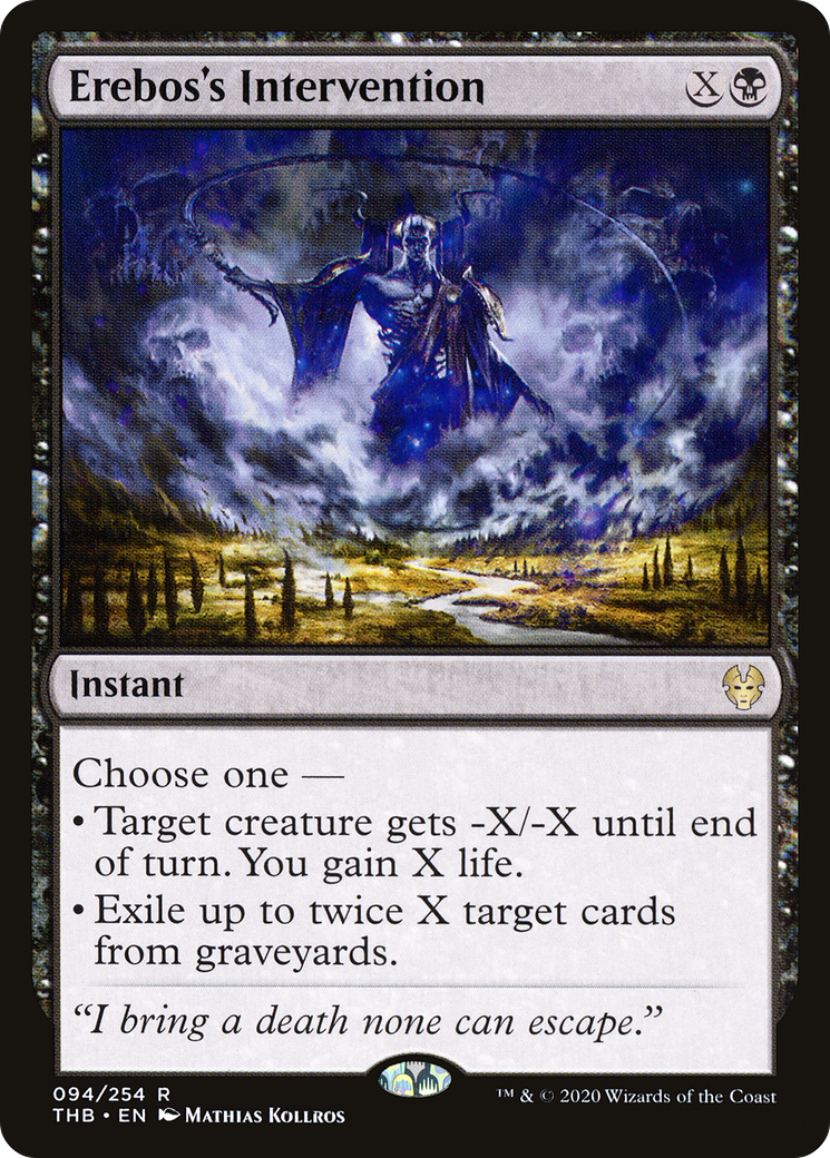 Image of Erebos's Intervention (THB-094) - Theros Beyond Death
