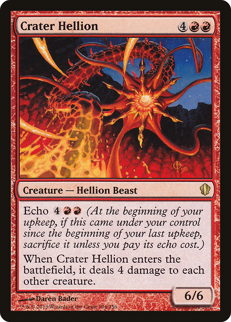 Image of Crater Hellion (C13-104) - Commander 2013