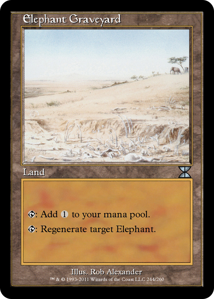 Image of Elephant Graveyard (ME4-244) - Masters Edition IV Foil
