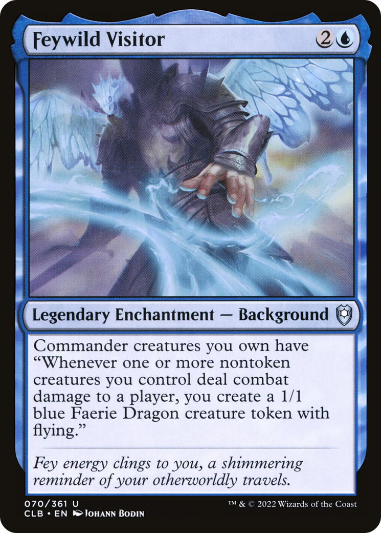 Image of Feywild Visitor (CLB-070) - Commander Legends: Battle for Baldur's Gate Foil