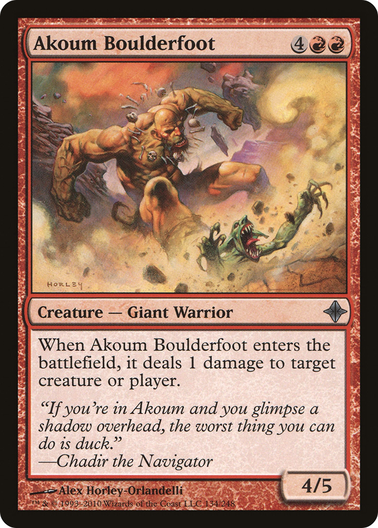 Image of Akoum Boulderfoot (ROE-134) - Rise of the Eldrazi