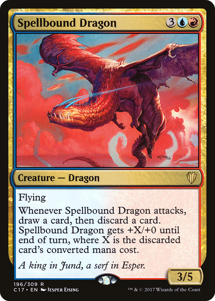 Image of Spellbound Dragon (C17-196) - Commander 2017