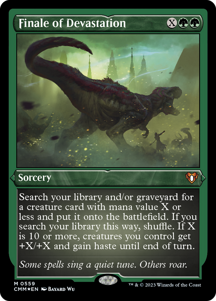 Image of Finale of Devastation (CMM-559) - Commander Masters Etched Foil