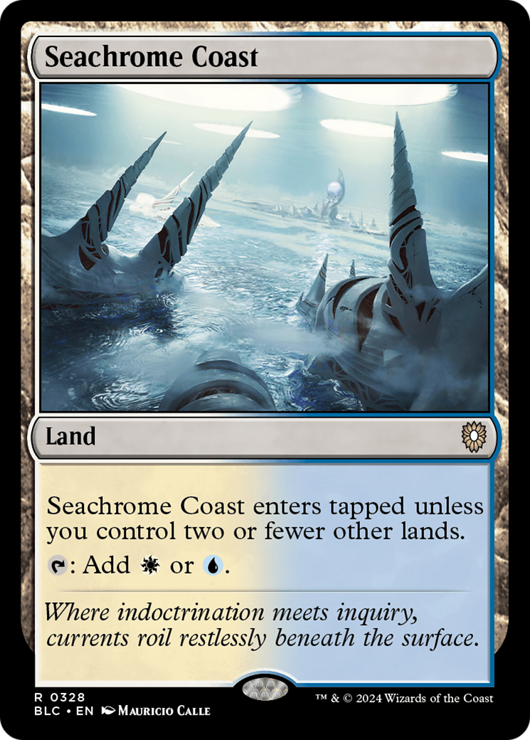 Image of Seachrome Coast (BLC-328) - Bloomburrow Commander