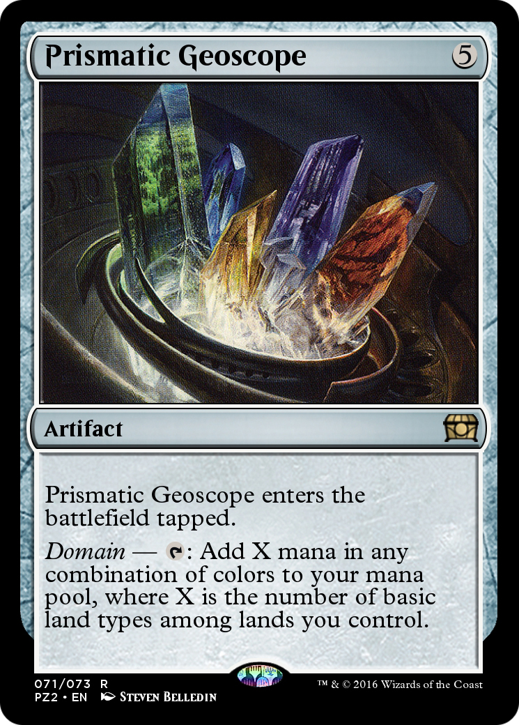 Image of Prismatic Geoscope (PZ2-071) - Treasure Chest Foil