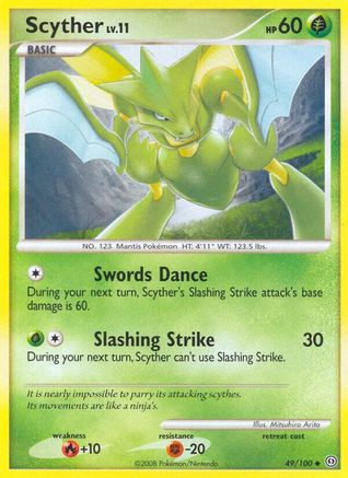Image of Scyther 049/100  Stormfront - Uncommon