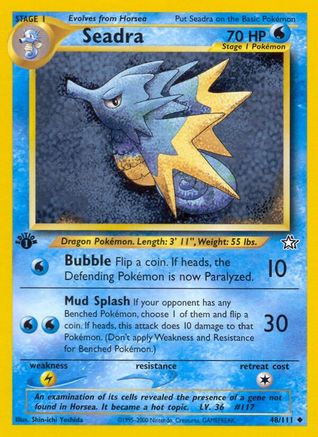 Image of Seadra 048/111  - 1st Edition Neo Genesis - Uncommon