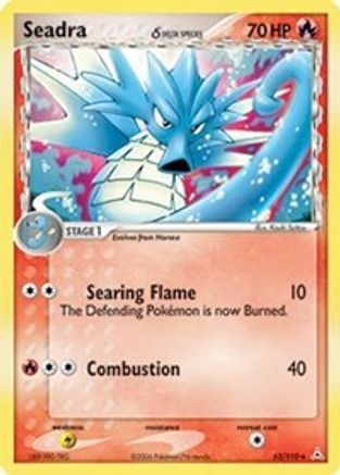 Image of Seadra (Delta Species) 052/110  - Reverse Holofoil Holon Phantoms - Uncommon