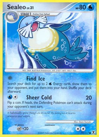 Image of Sealeo 077  - Reverse Holofoil Rising Rivals - Common