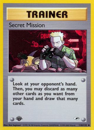 Image of Secret Mission 118/132  - Unlimited Gym Heroes - Uncommon