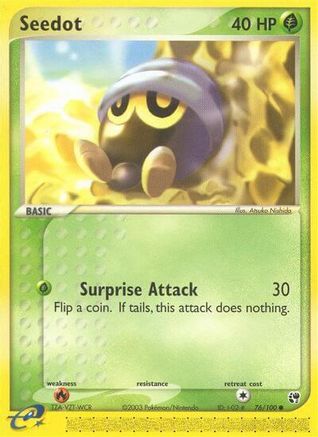 Image of Seedot 076/100  - Reverse Holofoil Sandstorm - Common