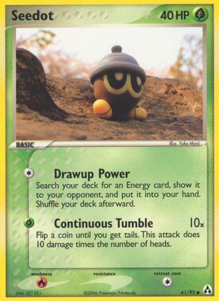 Image of Seedot 061/92  - Reverse Holofoil Legend Maker - Common