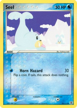 Image of Seel 078/112  FireRed & LeafGreen - Common
