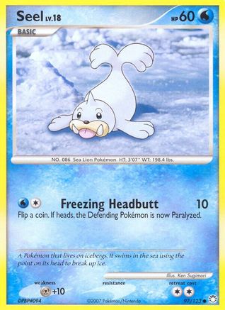 Image of Seel 097/123  - Reverse Holofoil Mysterious Treasures - Common
