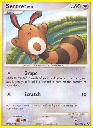 Image of Sentret 104/132  Secret Wonders - Common