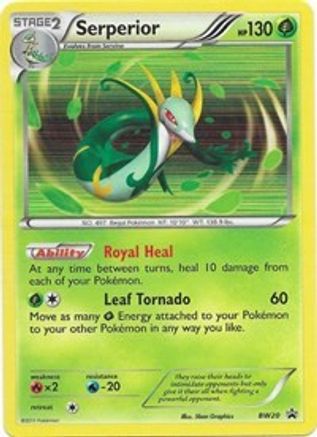 Image of Serperior BW20  - Holofoil Black and White Promos - Promo