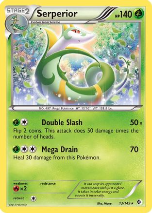 Image of Serperior 013  - Reverse Holofoil Boundaries Crossed - Holo Rare