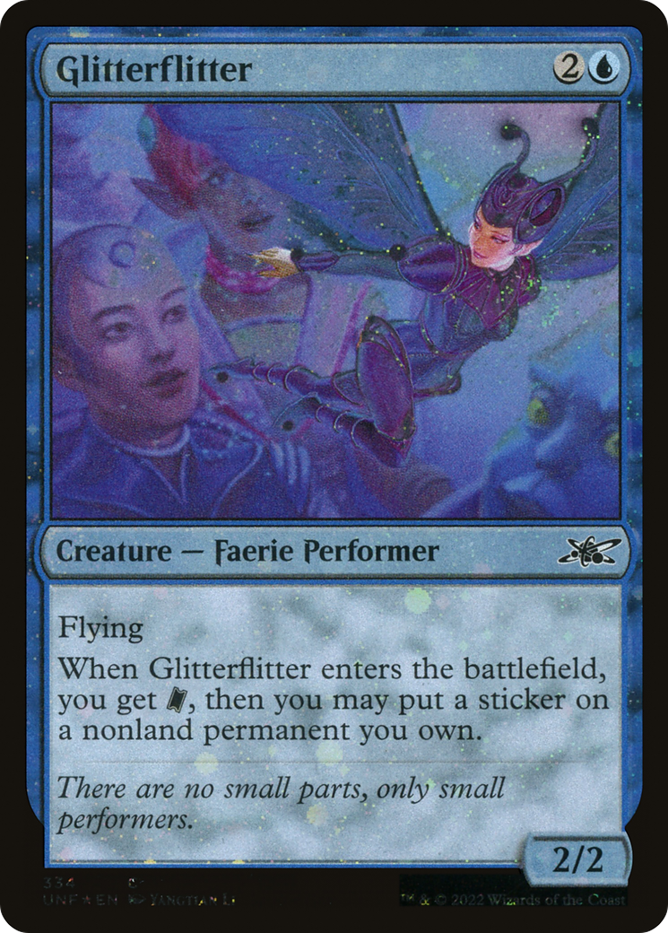 Image of Glitterflitter (Galaxy Foil) (UNF-334) - Unfinity Foil