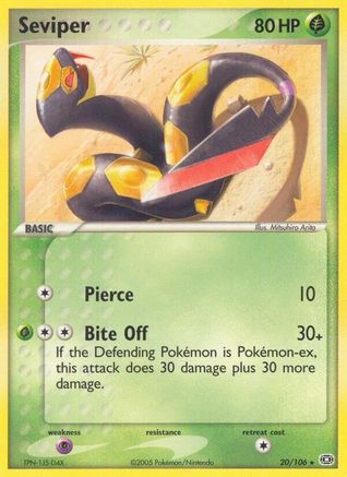 Image of Seviper 020  Emerald - Rare