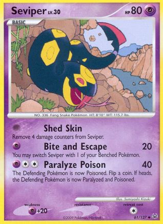Image of Seviper 061  Platinum - Uncommon
