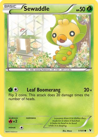 Image of Sewaddle 001  Noble Victories - Common
