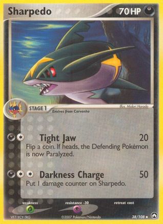Image of Sharpedo 038  Power Keepers - Uncommon