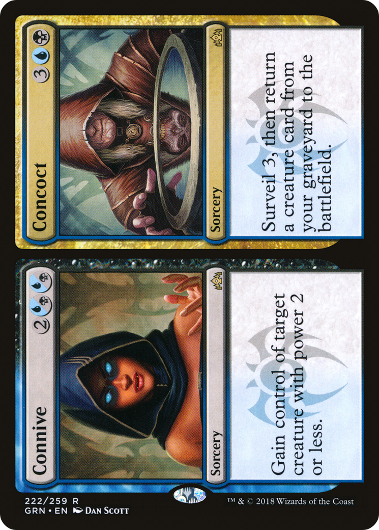 Image of Connive // Concoct (GRN-222) - Guilds of Ravnica Foil