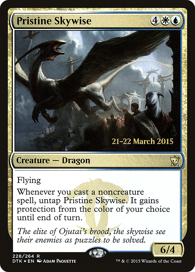 Image of Pristine Skywise (PRE-228) - Dragons of Tarkir Promos Foil