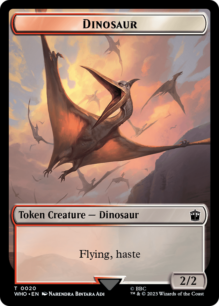 Image of Dinosaur (TWHO-020) - Doctor Who Tokens