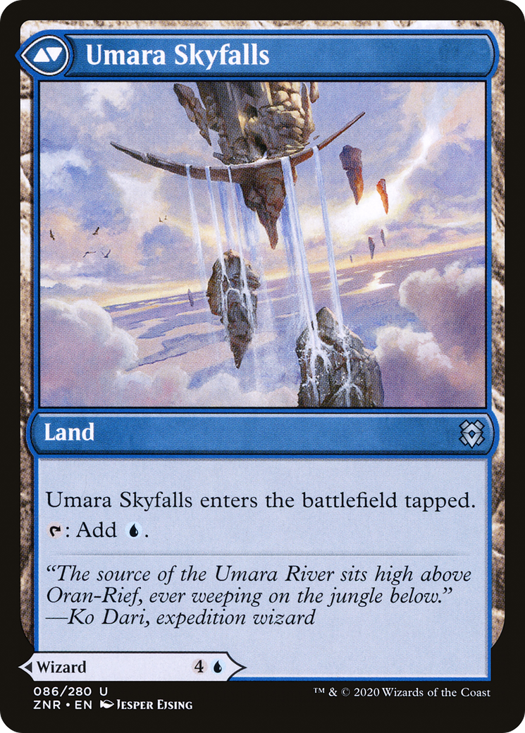 Image of Umara Wizard // Umara Skyfalls (ZNR-086) - Zendikar Rising Foil