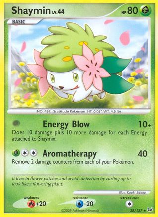Image of Shaymin (38) 038  - Reverse Holofoil Platinum - Rare