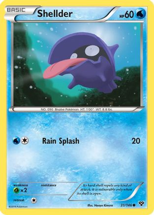 Image of Shellder 031  XY Base Set - Common