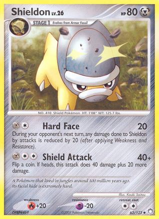 Image of Shieldon 063/123  Mysterious Treasures - Uncommon