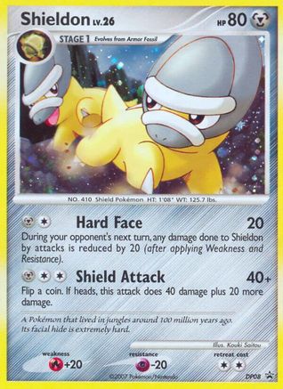 Image of Shieldon DP08  - Holofoil Diamond and Pearl Promos - Promo