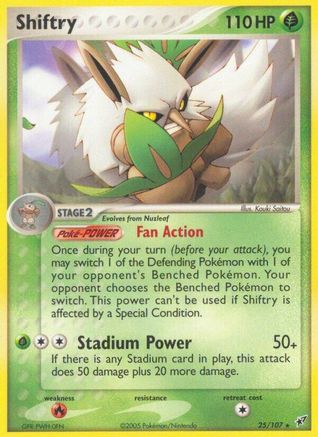 Image of Shiftry 025  Deoxys - Rare