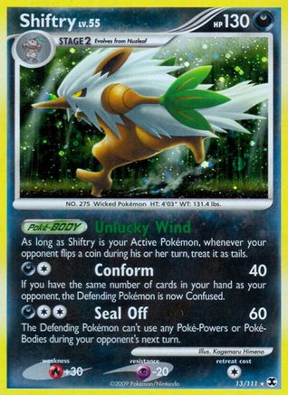Image of Shiftry 013  - Reverse Holofoil Rising Rivals - Holo Rare