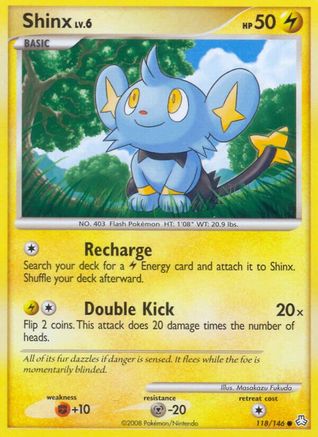 Image of Shinx 118  - Reverse Holofoil Legends Awakened - Common