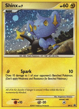 Image of Shinx DP15  - Holofoil Diamond and Pearl Promos - Promo