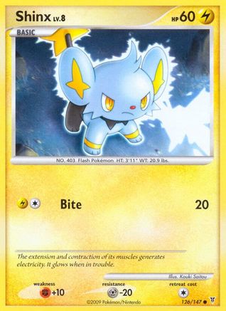 Image of Shinx 126  - Reverse Holofoil Supreme Victors - Common