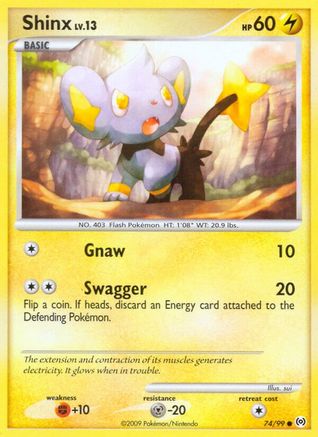 Image of Shinx 074/99  Arceus - Common