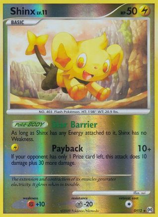 Image of Shinx (Shiny) SH12  - Reverse Holofoil Arceus - Shiny Holo Rare