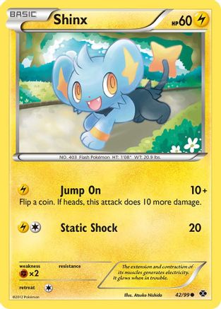 Image of Shinx (42) 042/99  - Reverse Holofoil Next Destinies - Common