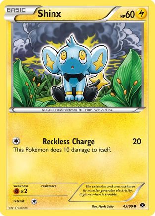 Image of Shinx (43) 043  - Reverse Holofoil Next Destinies - Common