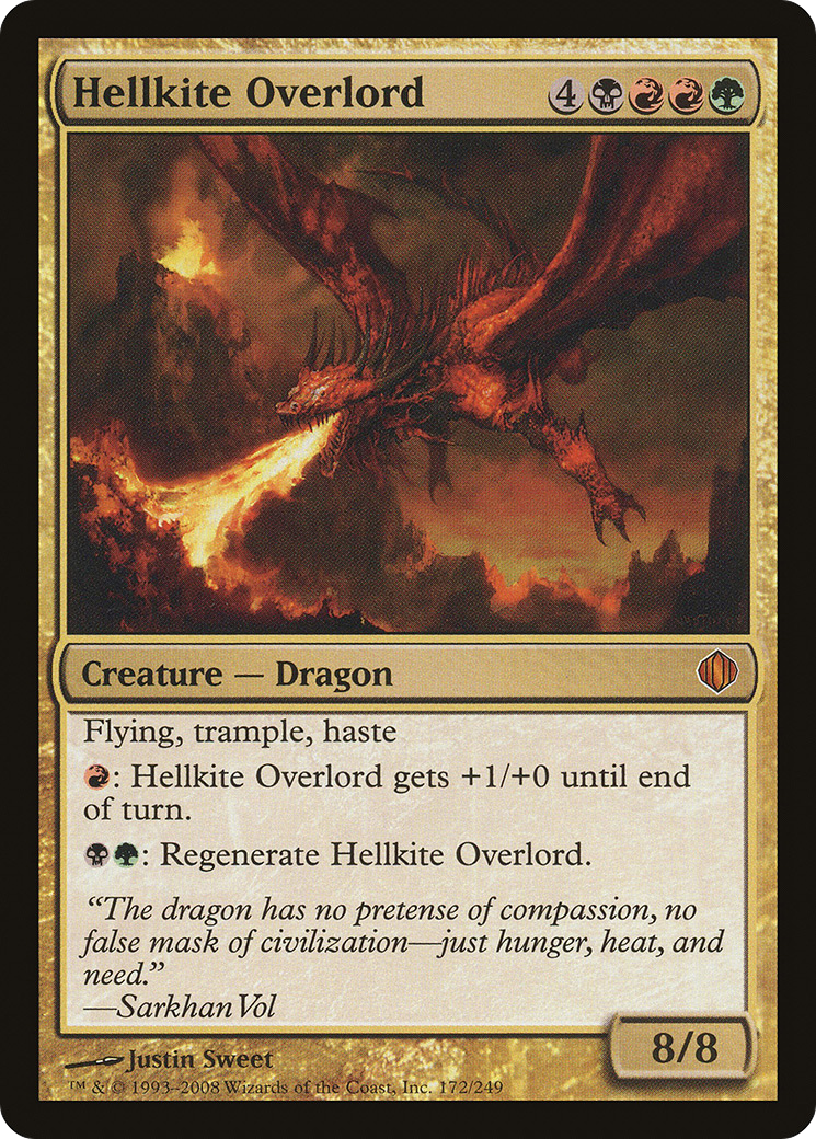 Image of Hellkite Overlord (ALA-172) - Shards of Alara Foil