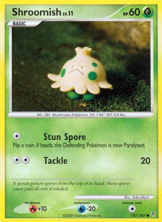 Image of Shroomish 127  - Reverse Holofoil Supreme Victors - Common