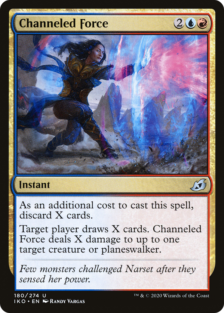 Image of Channeled Force (IKO-180) - Ikoria: Lair of Behemoths Foil