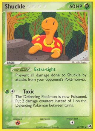 Image of Shuckle 047  - Reverse Holofoil Unseen Forces - Uncommon