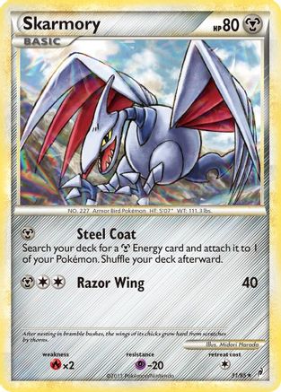 Image of Skarmory 031  Call of Legends - Rare