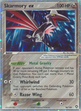 Image of Skarmory ex 098  - Holofoil Power Keepers - Ultra Rare