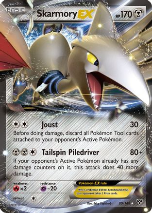 Image of Skarmory EX 080/146  - Holofoil XY Base Set - Ultra Rare
